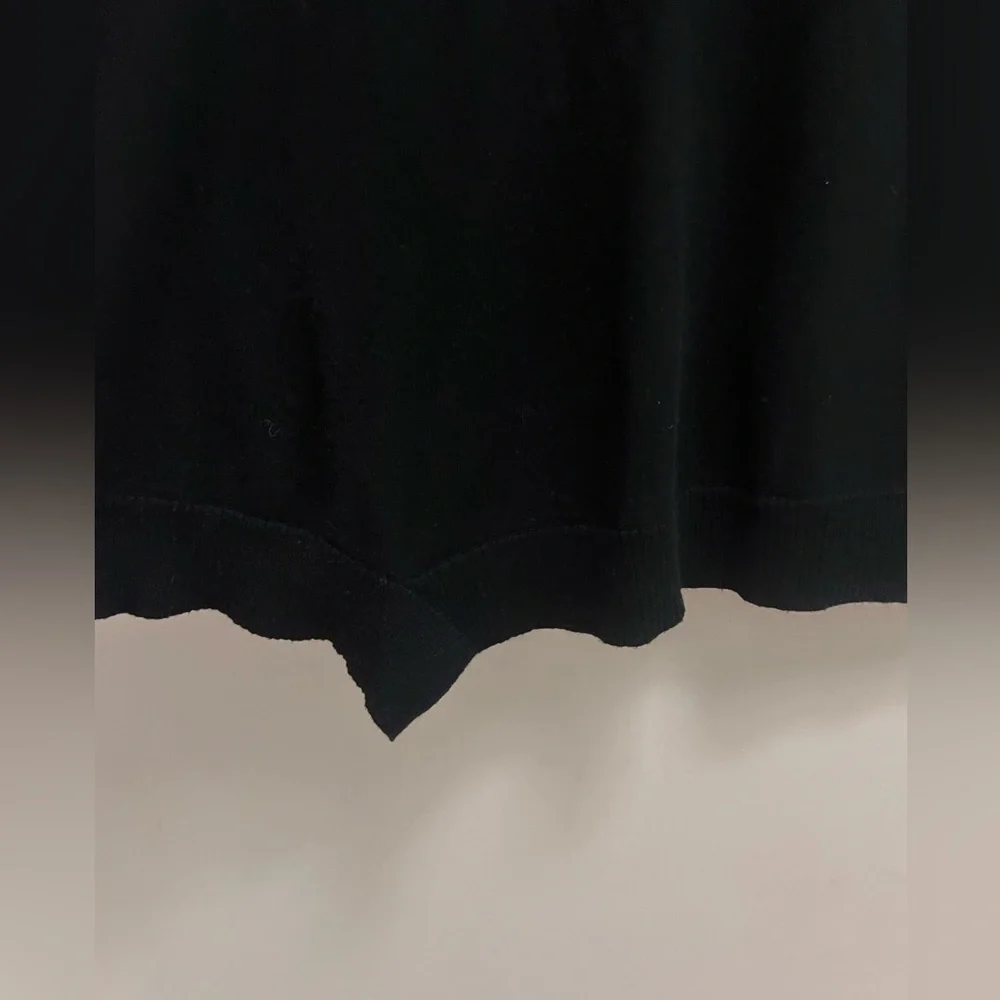 WILT Women’s Black Long Sleeve Oversized Crewneck Sweater - size Medium - Picture 5 of 12